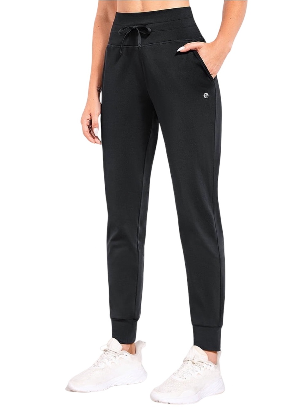 Baleaf Women’s Size M Black High Waist Track Joggers Sweat Pants